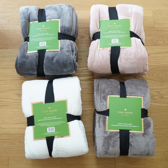kate spade fleece blankets